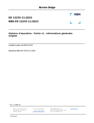 NBN EN 12255-11:2023