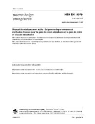 NBN EN 14079:2003