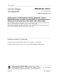 NBN EN ISO 14644-2:2000