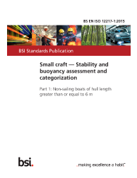 BS EN ISO 12217-1:2015