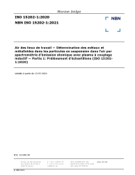 NBN ISO 15202-1:2021