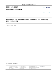 NBN ISO 5127:2020
