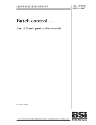 DD IEC/PAS 61512-4:2007