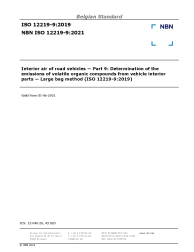NBN ISO 12219-9:2021