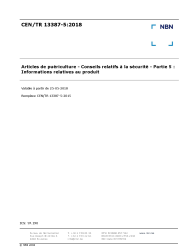 CEN/TR 13387-5:2018