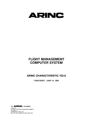 ARINC Characteristic 702-6:1994