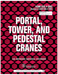ASME B30.4-2003 (R2009)