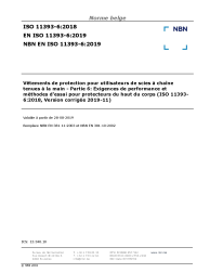 NBN EN ISO 11393-6:2019