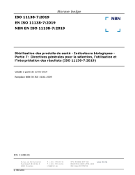 NBN EN ISO 11138-7:2019