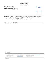 NBN ISO 7249:2024