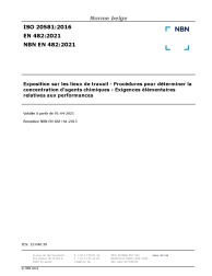 NBN EN 482:2021