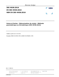 NBN EN ISO 4938:2016