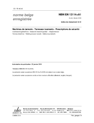 NBN EN 13114+A1:2010