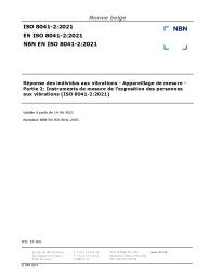 NBN EN ISO 8041-2:2021
