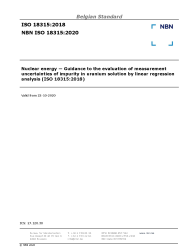 NBN ISO 18315:2020