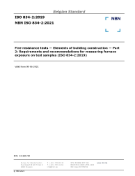 NBN ISO 834-2:2021