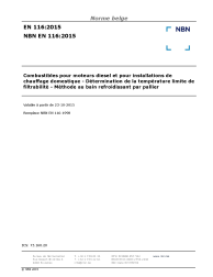 NBN EN 116:2015