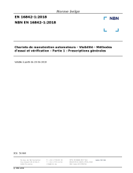 NBN EN 16842-1:2018
