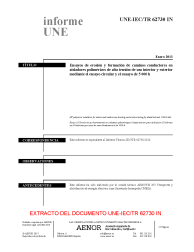 UNE-IEC/TR 62730:2013 IN