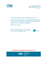 UNE-EN ISO 17511:2022