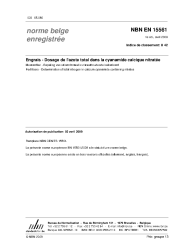 NBN EN 15561:2009