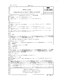 NBN S 26-005:1986