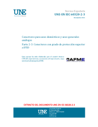 UNE-EN IEC 60320-2-3:2021