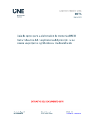 ESPECIFICACION UNE 0076:2023