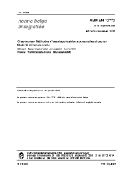 NBN EN 12772:2000