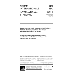 IEC 62070:2001
