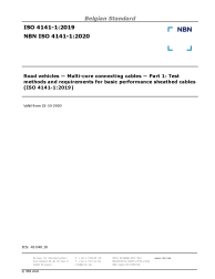 NBN ISO 4141-1:2020