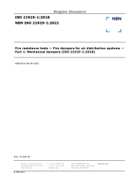 NBN ISO 21925-1:2021