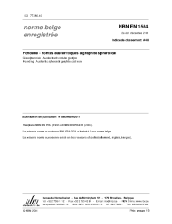 NBN EN 1564:2011