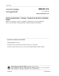 NBN EN 1273:2005