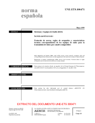 UNE-ETS 300471:1999