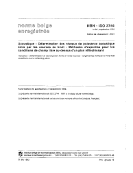 NBN ISO 3744:1992
