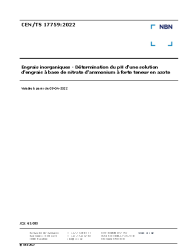 CEN/TS 17759:2022