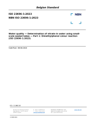 NBN ISO 23696-1:2023