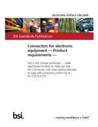 DD IEC/PAS 61076-2-108:2009
