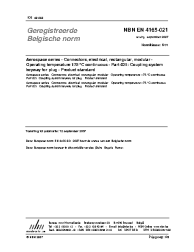 NBN EN 4165-021:2007