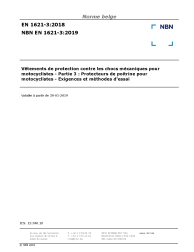 NBN EN 1621-3:2019