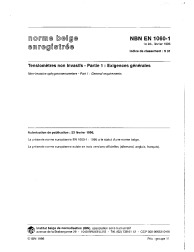 NBN EN 1060-1:1996