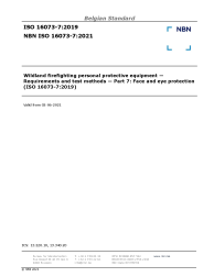 NBN ISO 16073-7:2021