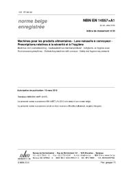 NBN EN 14957+A1:2010