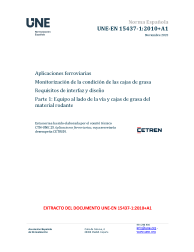 UNE-EN 15437-1:2010+A1:2023