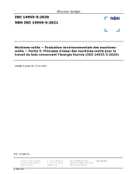 NBN ISO 14955-5:2021
