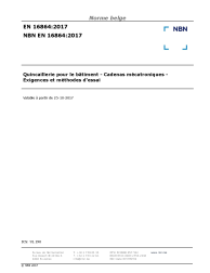 NBN EN 16864:2017