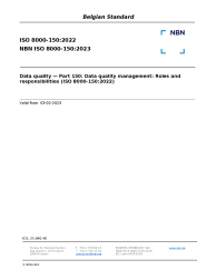 NBN ISO 8000-150:2023