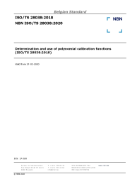 NBN ISO/TS 28038:2020