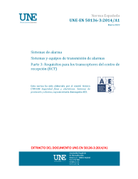 UNE-EN 50136-3:2014/A1:2022